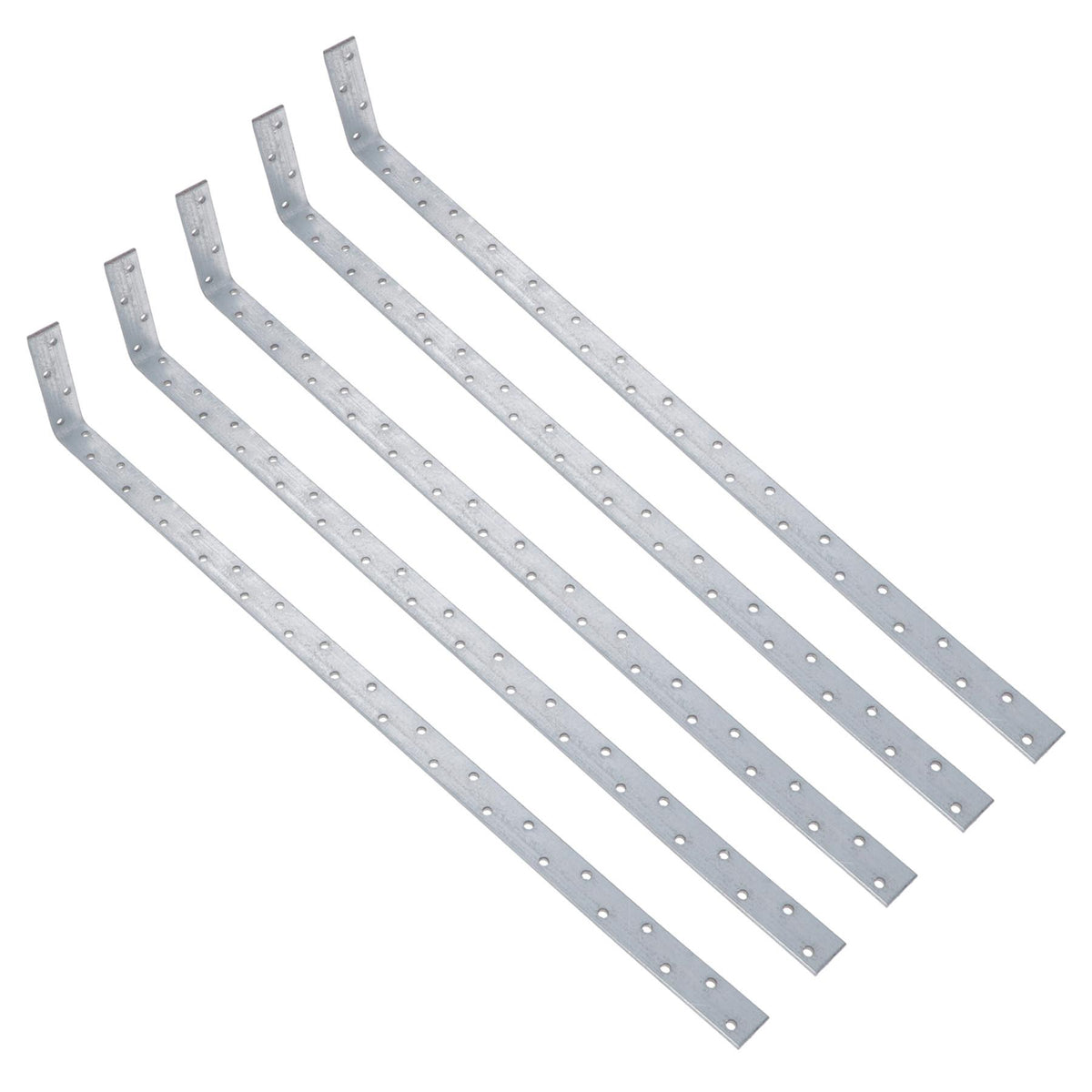 Horizontal Heavy Duty Restraint Strap 800mm Length 100mm Bend Galvanised