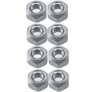 Pack of 8 M10 Conical Trailer Wheel Nuts for Suspension Hubs M10x1.25 Thread