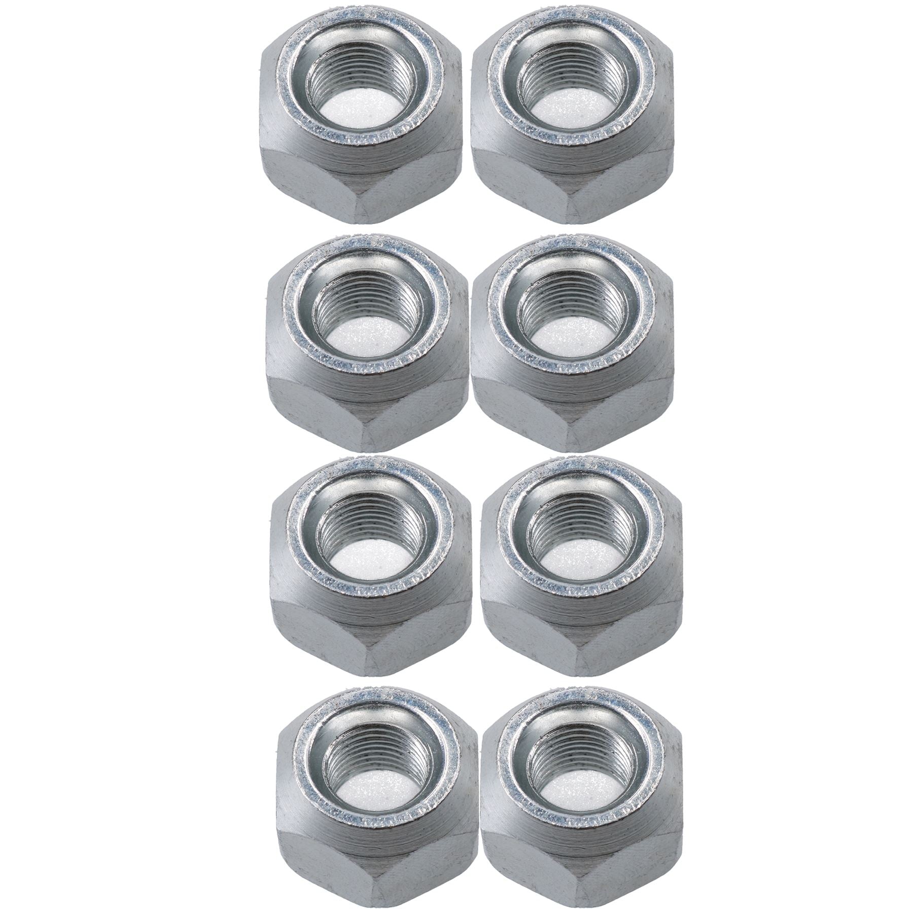 Lot de 8 écrous coniques de roue de remorque M10 pour moyeux de suspension filetage M10x1,25