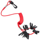 11 Key Universal Kill Cord Engine Stop Safety Lanyard Outboard Jetski Speedboat