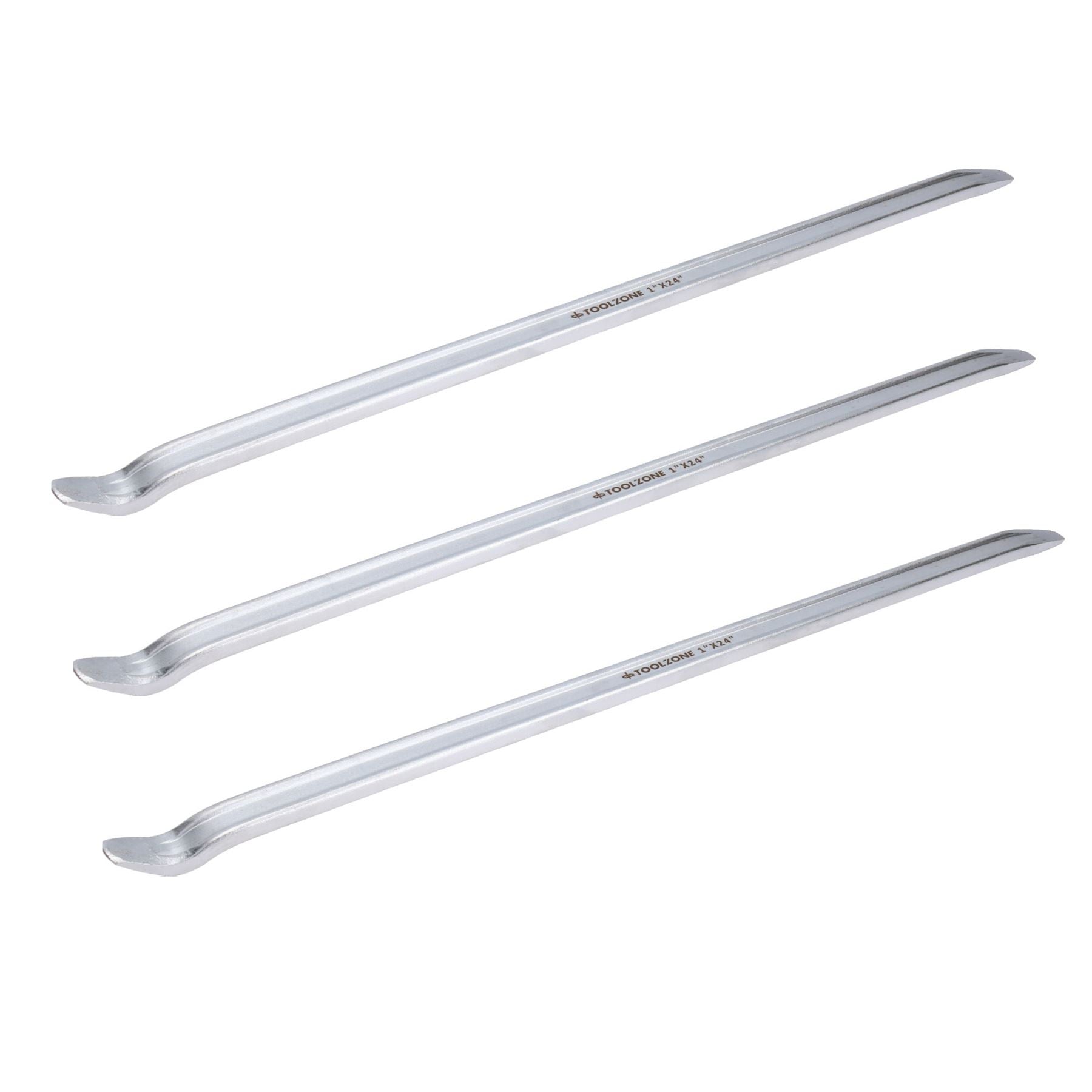 24" Long Tyre Lever Pry Bar Remover Removal Tool For Bikes Cars Vans 3pc
