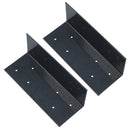 Fence Post Extender Angle Bracket Grey 70 x 70 x 180mm Holder Support