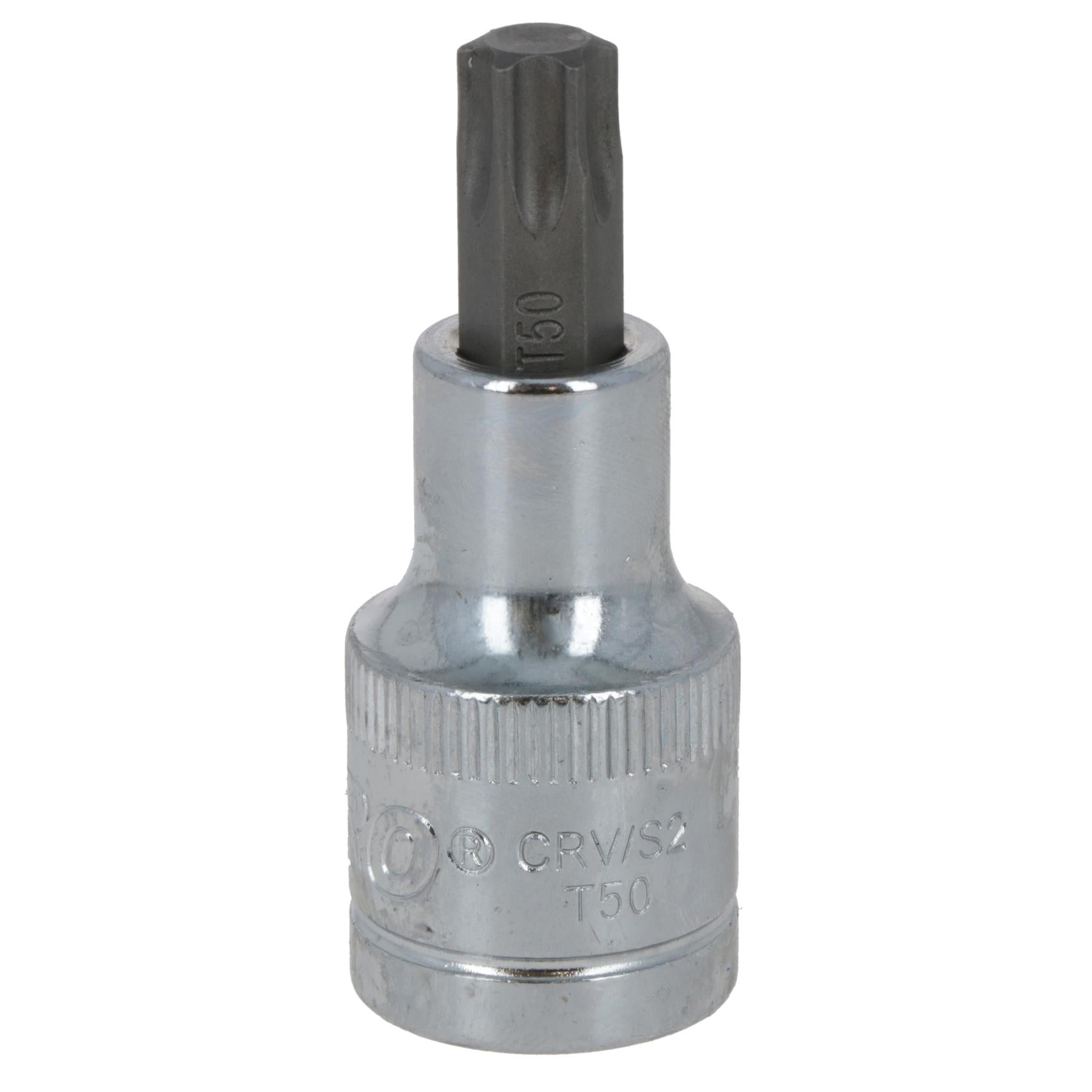 Douille étoile mâle Torx T50, entraînement 1/2", standard, interne, acier au chrome vanadium