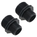 Polypropylene PP Male Threaded Pipe Reducing Nipple 1in x 3/4in BSP