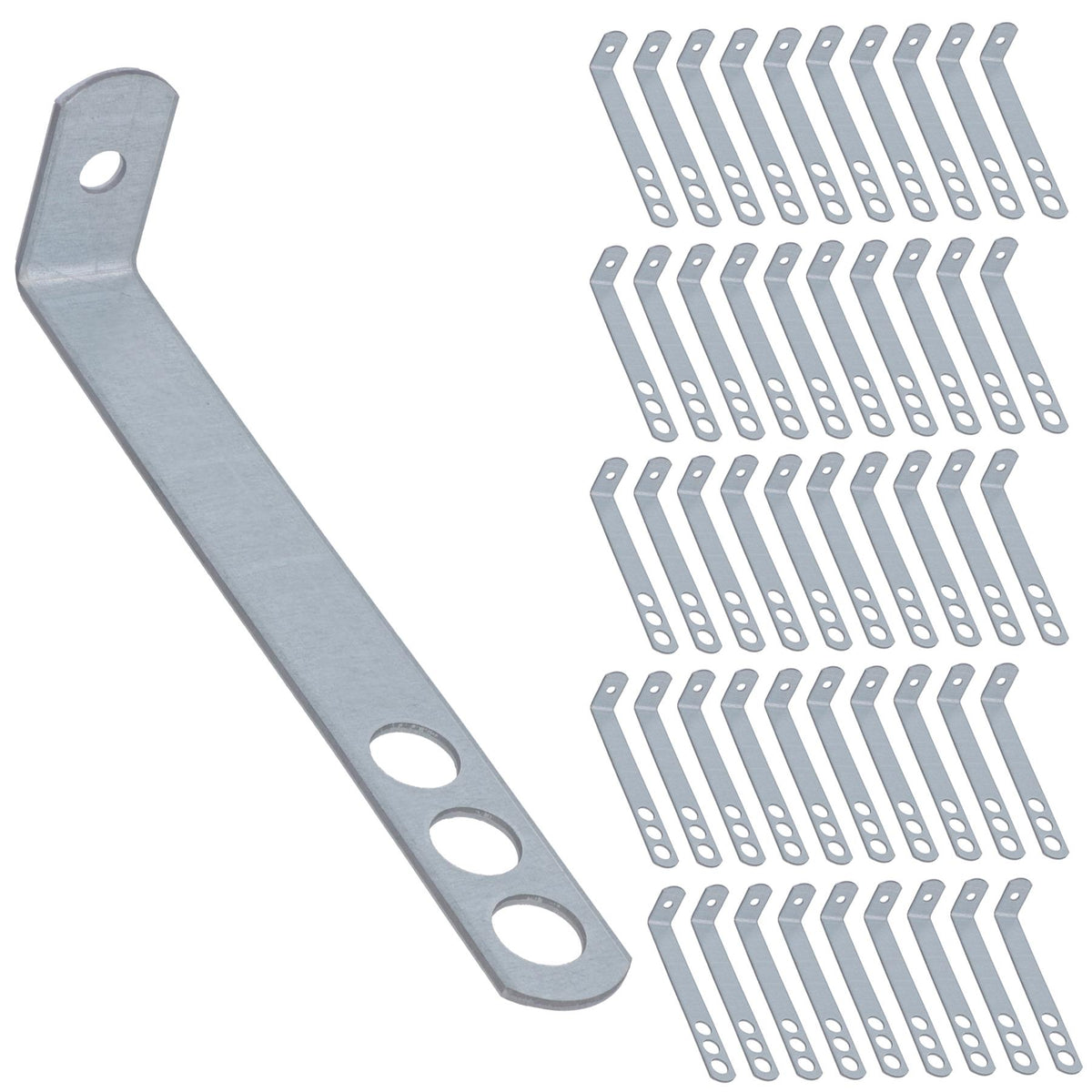 Safety End Frame Cramp Wall Tie 35mm x 150mm Galv Steel Fixing Fastener