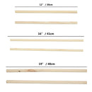 Vogelsitzstange aus Holz für Kanarienvögel, Wellensittiche, Nymphensittiche, Papageien, Vogelkäfig-Zubehör, verfügbare Größen: 12/16/19 Zoll