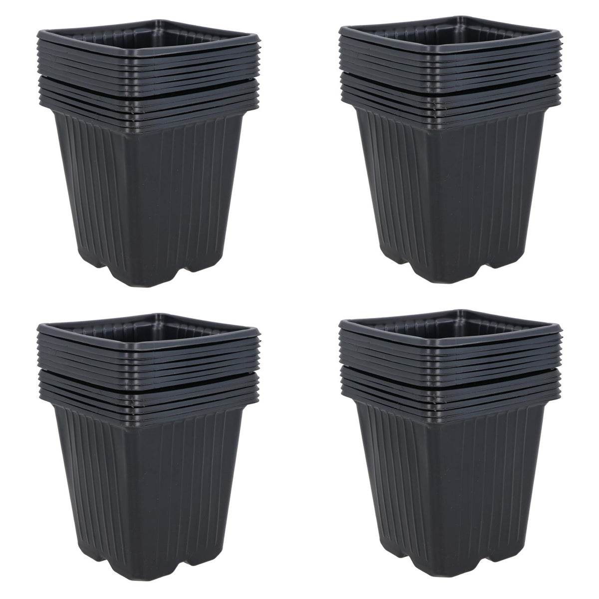 9cm Square Plant Flowers Seeds Seedling Plastic Pots Trays Containers