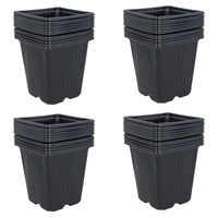 9cm Square Plant Flowers Seeds Seedling Plastic Pots Trays Containers