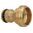 3/4in BSP Male Brass Tap Connector For Garden Hoses Taps Quick Release
