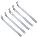 Horizontal Heavy Duty X Restraint Strap 600mm Length 100mm Bend Galvanised