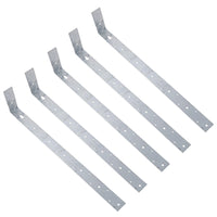 Horizontal Heavy Duty X Restraint Strap 600mm Length 100mm Bend Galvanised