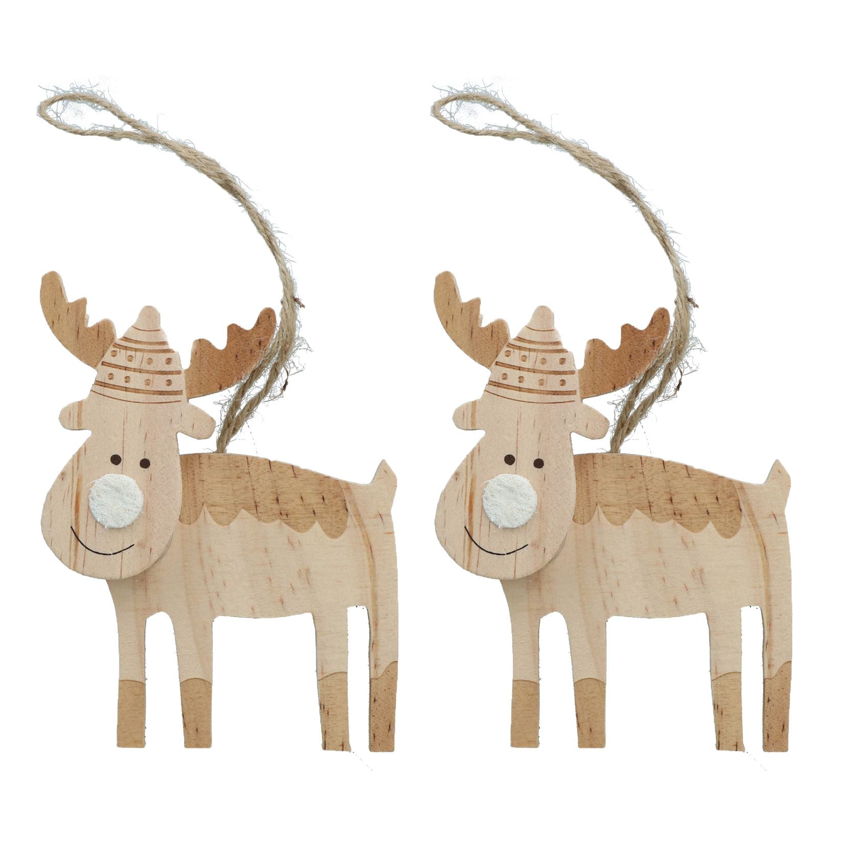 Small Animals  Christmas Gift Rodolfo Reindeer Gnaw 13 x 9.5cm 2pk