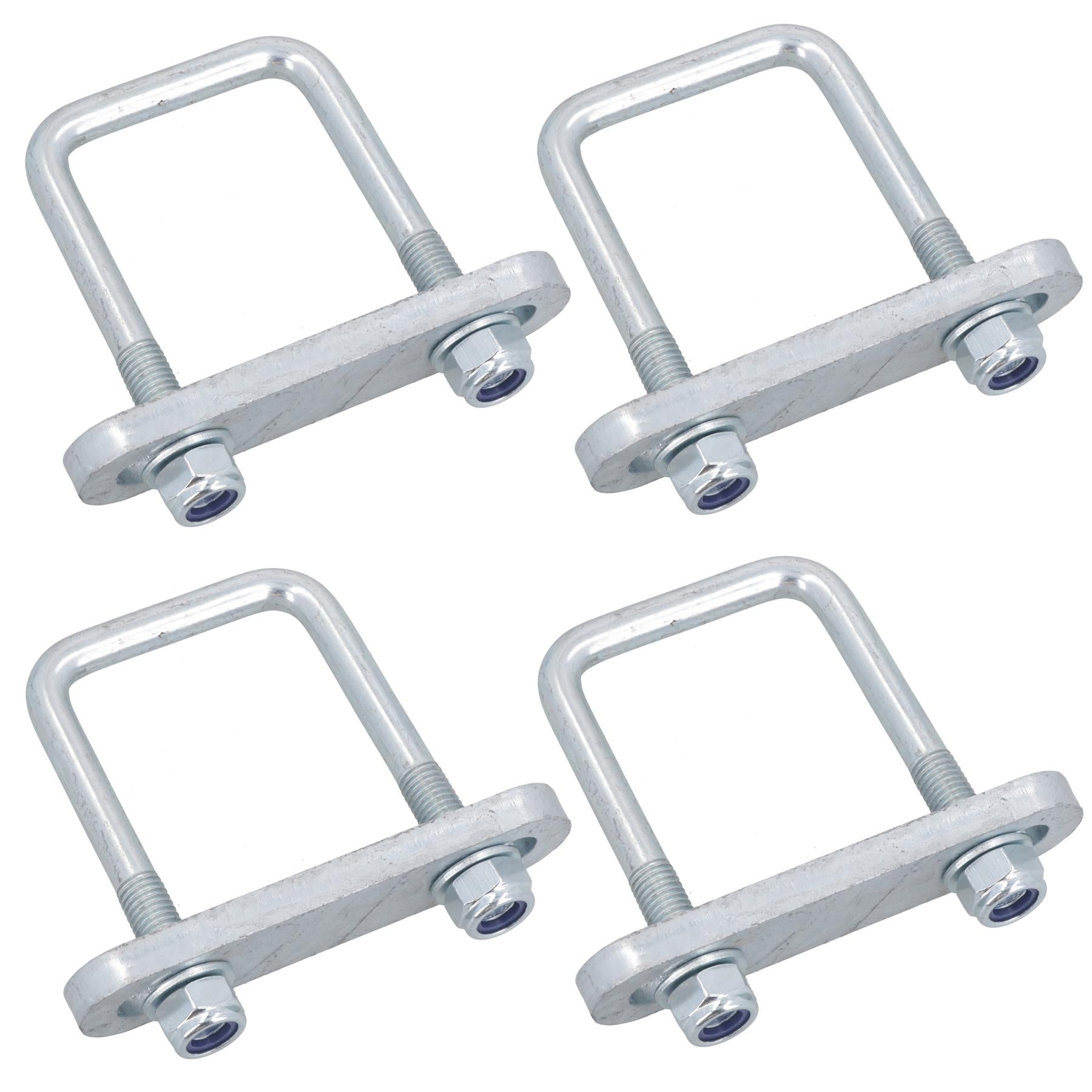 M12 U-Bolt 63mm x 100mm High Tensile With Plate for Boat Trailers