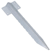 Garden Single Sleeper Straight Support Spike Stake Galvanised 440mm