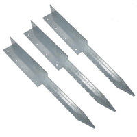 Garden Double Sleeper Corner Support Galvanised Stake Spike 670mm Long