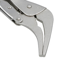 Long Nose Locking Pliers Mole Grips with 45 Degree Angled Head 10 inch