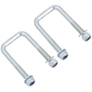 2 Single Parabolic Leaf Spring High Tensile U Bolt Nuts for Ifor Williams Trailers