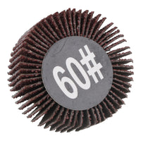 50mm 60 Grit Abrasive Flap Wheel Discs Sanding Rust Removal 6mm Shank