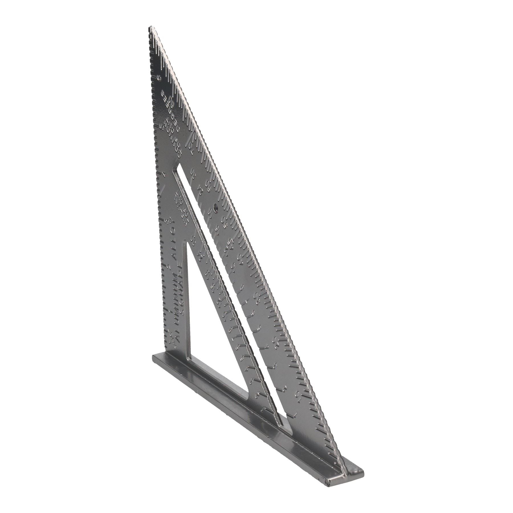 6" Aluminium Square Measuring Rafter Roofing Triangle Joinery Guide
