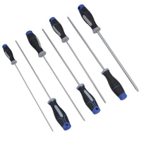 Lot de 6 tournevis Torx Star extra longs et inviolables T10 – T30, lame de 250 mm