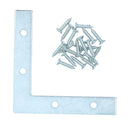 75mm (3in.) Corner Mending Plate Angle Bracket L Shape Reinforcing Repairing