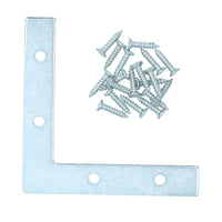 75mm (3in.) Corner Mending Plate Angle Bracket L Shape Reinforcing Repairing