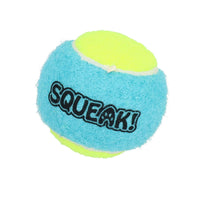 4pk Mini Interactive Squeaky Tennis Balls Puppy Dog Chuck Fetch Play Time- 4cm