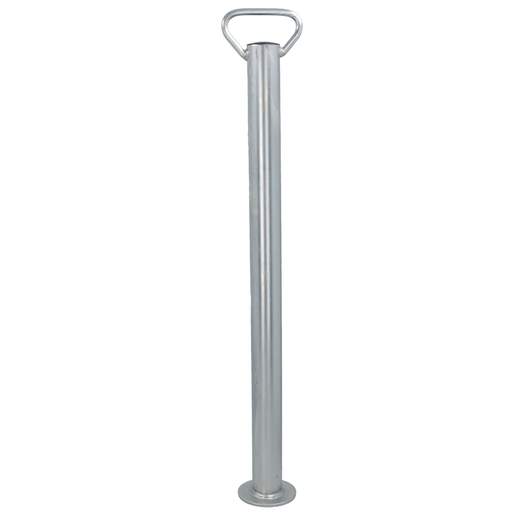 Pied stabilisateur de béquille 48 mm x 700 mm pour remorque caravane avec pince