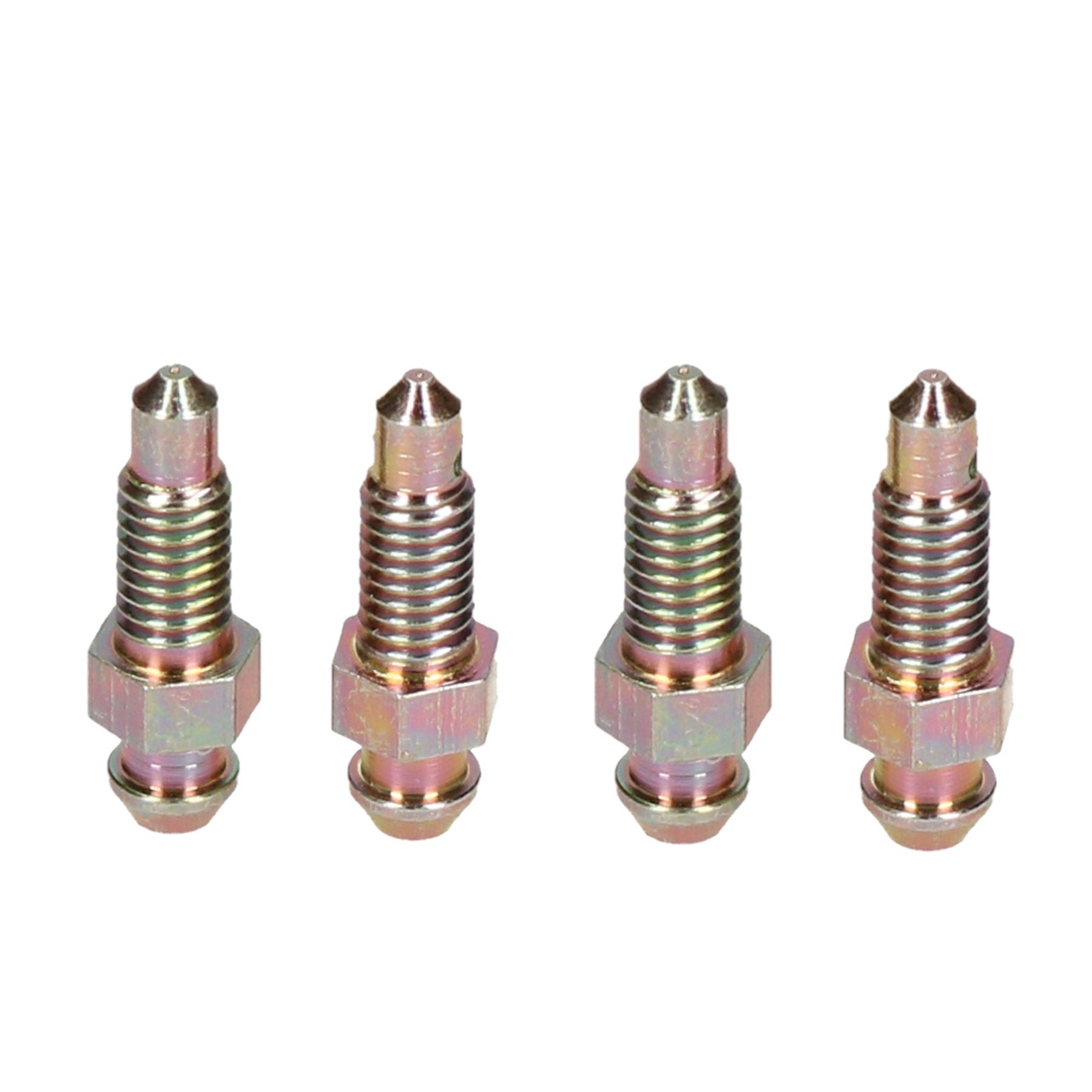 6mm x 1mm Short Steel Brake Caliper Bleeding Bleed Nipple Screw Bleedscrew 4pc