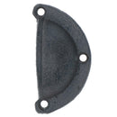 Furniture Door Pull Handle Cast Iron Cupboard Drawer Chest Shell Cup Clam