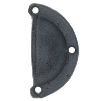 Furniture Door Pull Handle Cast Iron Cupboard Drawer Chest Shell Cup Clam
