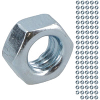 M4 / 4mm Hex Full Nut Fastener Hexagonal Metric Nuts Grade 8 Zinc Plated
