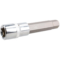 13mm Hex Allen Key Long Bit Internal Socket Metric 1/2" Drive 100mm Length Cr-V
