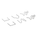 Agrafes assorties pour soudeuses de réparation d'agrafeuses en plastique à chaud, standard prédécoupées, 300 pièces