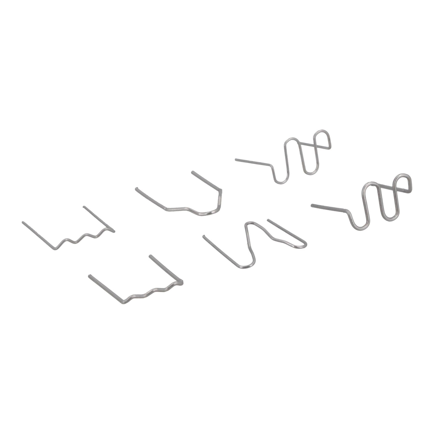 Agrafes assorties pour soudeuses de réparation d'agrafeuses en plastique à chaud, standard prédécoupées, 300 pièces