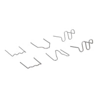 Agrafes assorties pour soudeuses de réparation d'agrafeuses en plastique à chaud, standard prédécoupées, 300 pièces