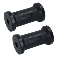 Rouleaux plats en caoutchouc pour quille de remorque de bateau / jet ski / canot 127 mm alésage 16 mm