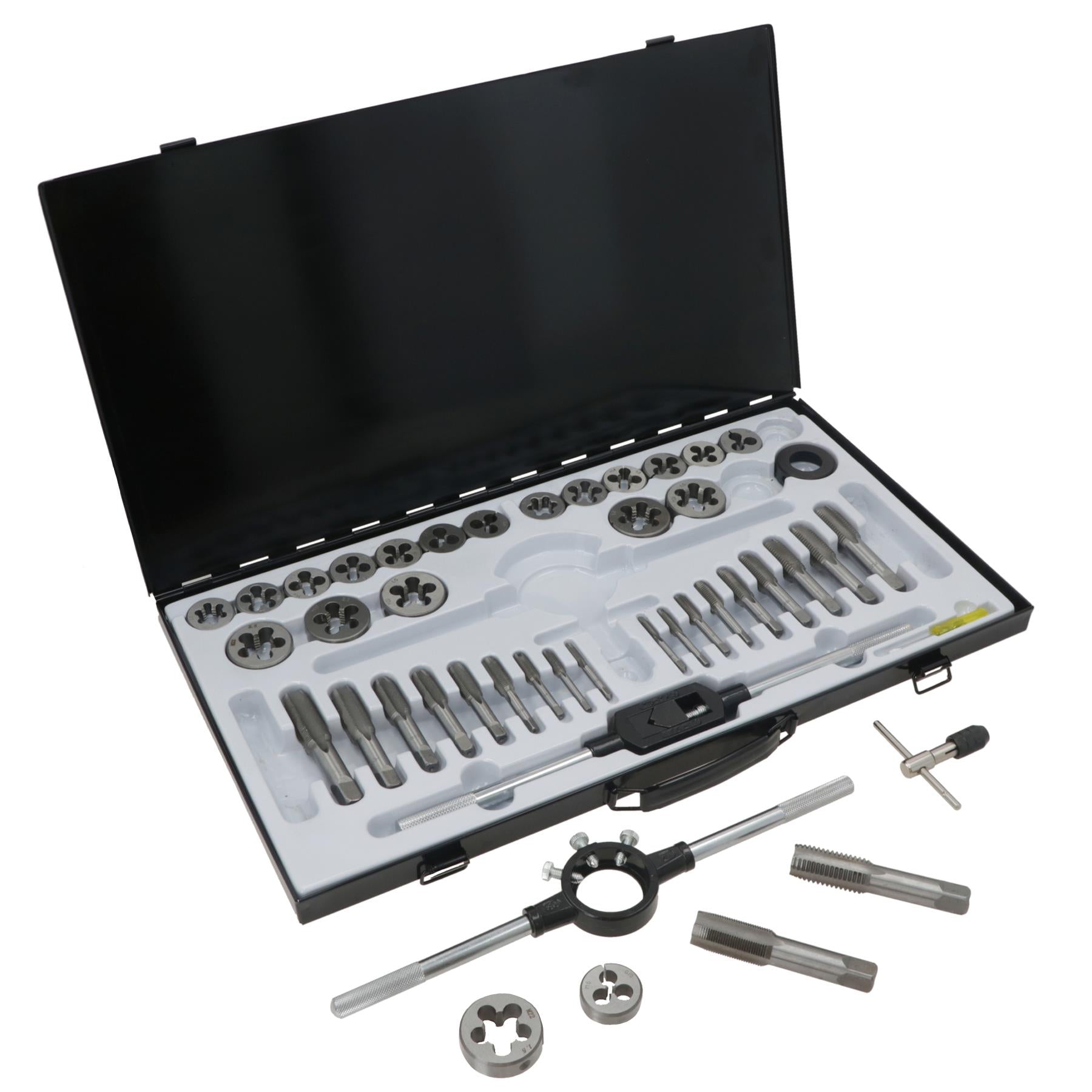 Metric MM Large M6 - M24 Tap and Die Set Thread Rethreading Set Tools 45pc