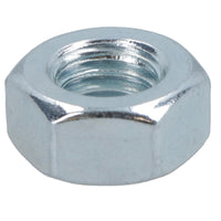 M8 x 1.25mm Hex Full Nut Fastener Hexagonal Metric Nuts Grade 8 Zinc Plated