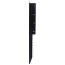 Garden Double Sleeper Corner Support Stake Spike Fastener Brown 670mm Long