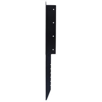 Garden Double Sleeper Corner Support Stake Spike Fastener Brown 670mm Long