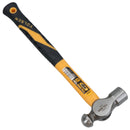 16oz (450g) Ball Pein / Peen Hammer with Fibreglass Shaft & Rubberised Handle