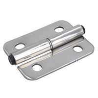 Stainless Steel Lift Off Leaf Hinges Left 76x100mm Heavy Duty Door Hatch