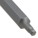 Embout de clé Allen à six pans creux à tête sphérique longue de 3 mm 3/8 po, portée profonde de 85 mm, Cr-V