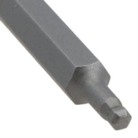 Embout de clé Allen à six pans creux à tête sphérique longue de 3 mm 3/8 po, portée profonde de 85 mm, Cr-V