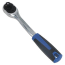 1/2" Drive Curved Ratchet Socket Driver Quick Release 72 Teeth Soft Grip Handle