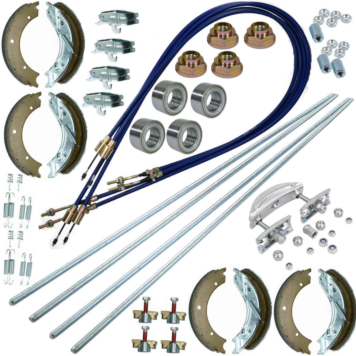 Kit de roulement de câble de mâchoire de frein pour remorque à bétail Ifor Williams TA5HD 3500 kg