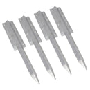 Garden Double Sleeper Straight Support Spike Stake Stainless Steel 670mm