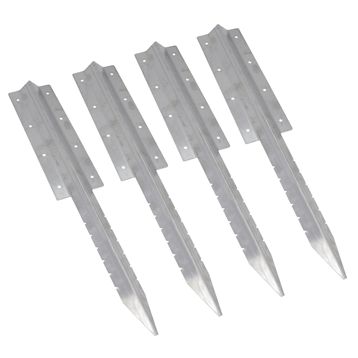 Garden Double Sleeper Straight Support Spike Stake Stainless Steel 670mm