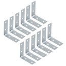 50mm (2in) Corner Brace Bracket Set L Shaped Mending Reinforcing Plate